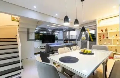 Cobertura para venda em alto da boa vista de 140.00m² com 2 quartos, 2 suites e 2 garagens