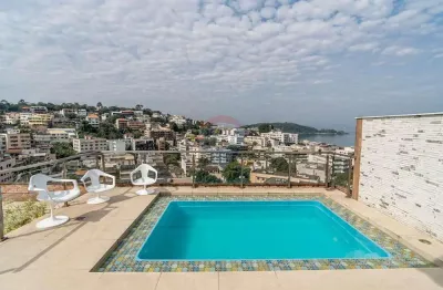 Cobertura para venda em jardim guanabara de 449.00m² com 4 quartos, 3 suites e 3 garagens