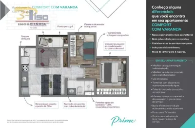 Apartamento para venda em belenzinho de 38.00m² com 2 quartos