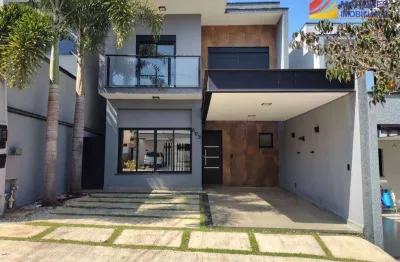 Sobrado para venda em condomínio park real de 170.00m² com 3 quartos, 3 suites e 2 garagens