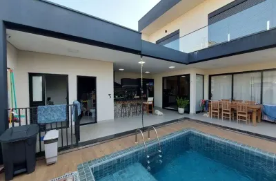 Sobrado para venda em residencial real park sumaré de 249.00m² com 3 quartos, 3 suites e 4 garagens