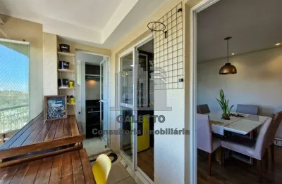 Apartamento para venda em jardim são vicente de 77.00m² com 3 quartos, 1 suite e 2 garagens