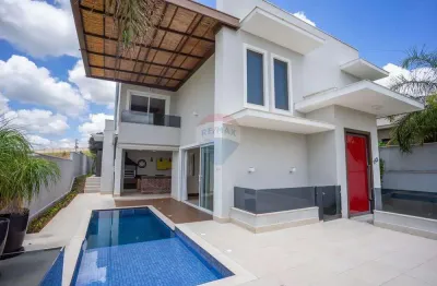 Casa de condomínio para venda em reserva santa rosa de 326.80m² com 3 quartos, 3 suites e 2 garagens