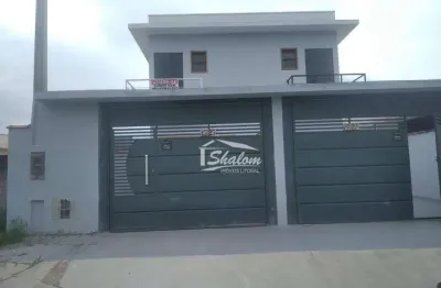 Sobrado para venda em balneário dos golfinhos de 84.00m² com 2 quartos, 2 suites e 2 garagens