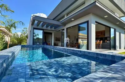 Casa de condomínio para venda em condomínio campos de santo antonio ii de 355.00m² com 4 quartos e 4 suites