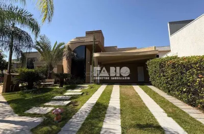 Casa de condomínio para venda em residencial gaivota i de 199.00m² com 3 quartos, 3 suites e 4 garagens