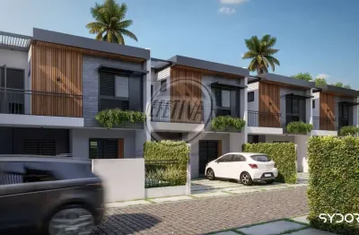 Sobrado para venda em guaratuba de 62.00m² com 2 quartos, 2 suites e 2 garagens