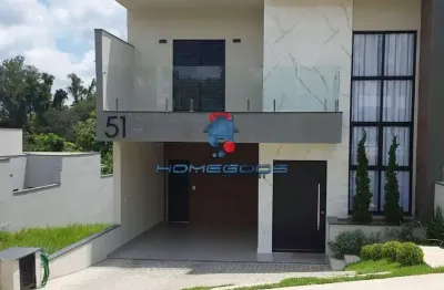 Casa de condomínio para venda em nova campinas de 205.00m² com 3 quartos, 1 suite e 2 garagens
