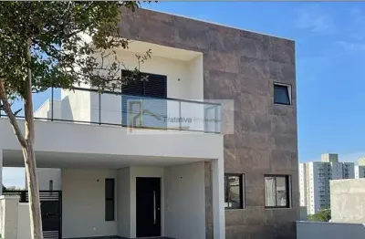 Casa de condomínio para venda em chácara morada mediterrânea de 180.00m² com 3 quartos, 1 suite e 4 garagens