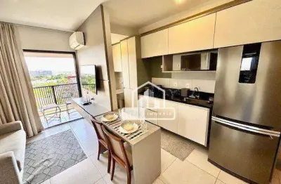 Studio para alugar em jardim redentor de 43.00m² com 1 quarto, 1 suite e 2 garagens