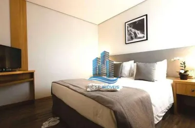 Flat com 1 quarto à venda no Centro, Santo André 