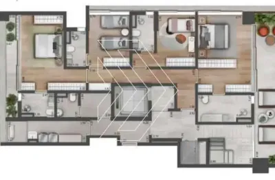 Apartamento para venda em vila nova conceição de 338.00m² com 4 quartos, 4 suites e 3 garagens