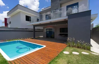 Casa de condomínio para venda em jardim celeste de 236.00m² com 3 quartos, 1 suite e 4 garagens