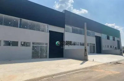 Galpão / depósito / armazém para venda em loteamento comercial bortoletto de 440.00m² com 3 garagens