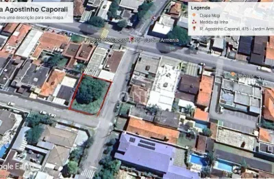 Terreno à venda na Rua Agostinho Caporali, 475, Jardim Armênia, Mogi das Cruzes