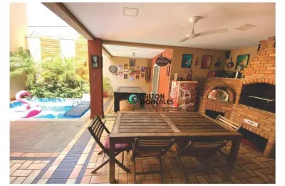 Sobrado para venda em chácara do trevo de 210.00m² com 3 quartos, 1 suite e 3 garagens