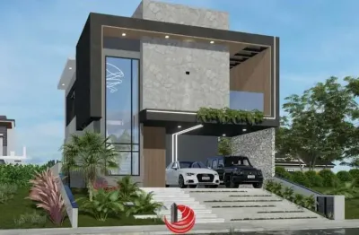 Casa para venda em cézar de souza de 193.00m² com 3 quartos, 3 suites e 4 garagens