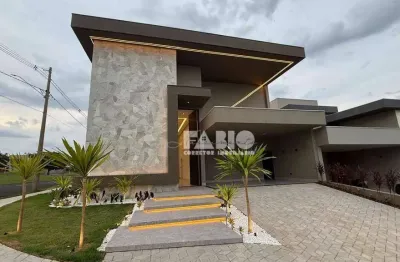 Casa de condomínio para venda em parque residencial buona vita de 239.00m² com 3 quartos, 3 suites e 4 garagens
