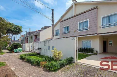 Sobrado para venda em xaxim de 121.00m² com 3 quartos, 1 suite e 3 garagens