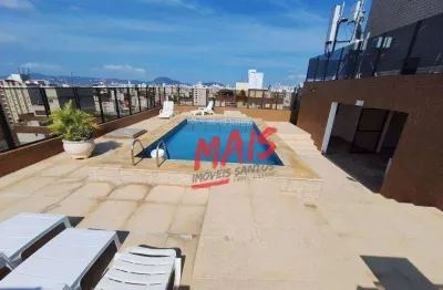 Apartamento para venda em embaré de 72.00m² com 2 quartos e 1 garagem