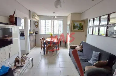 Apartamento para venda em embaré de 73.00m² com 2 quartos e 1 garagem