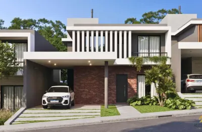 Casa de condomínio para venda em santa felicidade de 264.00m² com 3 quartos, 3 suites e 3 garagens