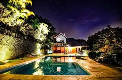 Casa de condomínio para venda em caraguatá de 331.91m² com 3 quartos, 1 suite e 5 garagens