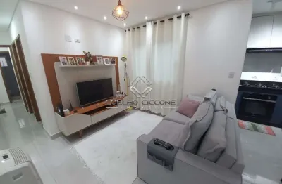 Cobertura para venda em campestre de 130.00m² com 2 quartos, 1 suite e 2 garagens