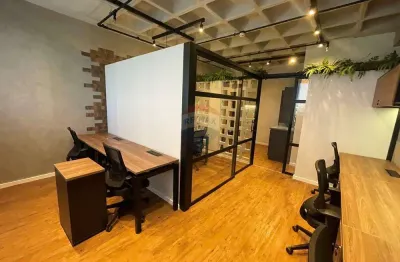 Sala comercial para alugar em loteamento mogilar de 35.67m² com 1 garagem