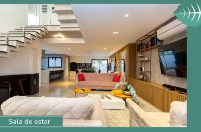 Casa de condomínio para venda em santa felicidade de 172.00m² com 3 quartos, 1 suite e 2 garagens