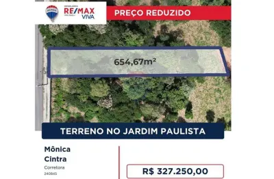 Terreno à venda no Jardim Paulista, Atibaia 