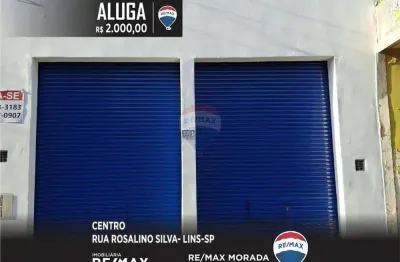 Casa comercial para alugar na Rua Voluntário Rosalino Silva, 205, Centro, Lins