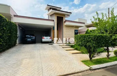 Casa de condomínio para venda em condomínio residencial recanto do lago de 240.00m² com 3 quartos, 3 suites e 4 garagens