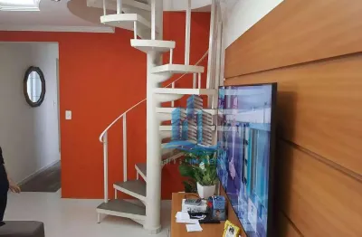 Cobertura para venda em nova gerti de 127.00m² com 2 quartos, 1 suite e 2 garagens