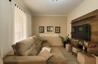 Casa para venda em jardim bela vista de 226.00m² com 3 quartos, 1 suite e 2 garagens