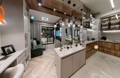 Flat para venda em centro de 46.00m² com 1 quarto, 1 suite e 1 garagem