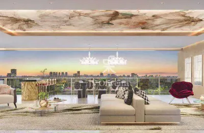 Apartamento para venda em brooklin novo de 208.00m² com 4 quartos, 3 suites e 3 garagens