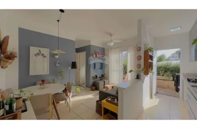 Apartamento para venda em bonfim paulista de 48.00m² com 2 quartos e 1 garagem