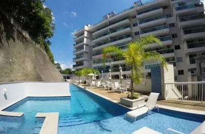 Apartamento para venda em freguesia (jacarepaguá) de 81.00m² com 3 quartos, 1 suite e 1 garagem