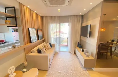 Apartamento para venda em loteamento colina santa bárbara de 55.00m² com 2 quartos, 1 suite e 2 garagens