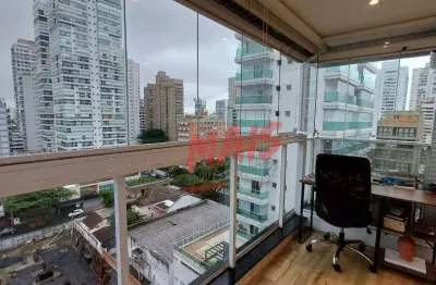 Apartamento para venda em embaré de 52.00m² com 1 quarto, 1 suite e 1 garagem