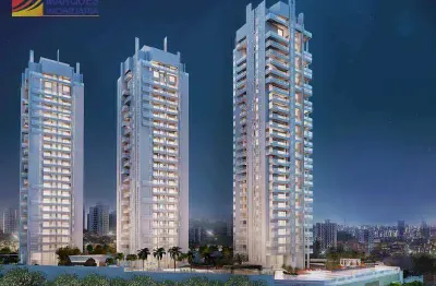 Apartamento para venda em edifício le jardin de 86.00m² com 3 quartos, 1 suite e 2 garagens