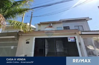 Sobrado para venda em jardim colina de 111.00m² com 3 quartos, 1 suite e 2 garagens