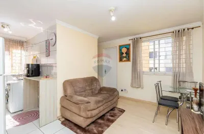 Apartamento para venda em ganchinho de 43.00m² com 2 quartos e 1 garagem