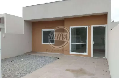 Casa para venda em matinhos de 55.00m² com 3 quartos, 1 suite e 1 garagem