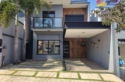 Sobrado para venda em condomínio park real de 170.00m² com 3 quartos, 3 suites e 2 garagens