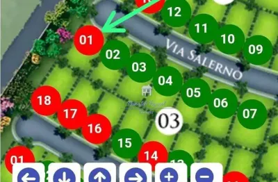 Terreno en condomínio para venda em condomínio campos de santo antônio ii de 800.00m²