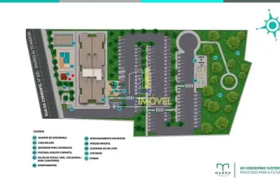 Apartamento para venda em cruzeiro de 43.00m² com 2 quartos, 1 suite e 1 garagem