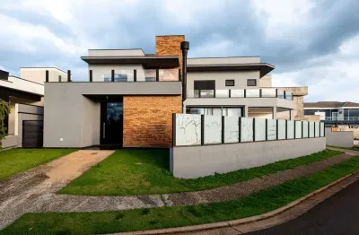 Sobrado para venda em terras do cancioneiro de 280.00m² com 4 quartos, 4 suites e 2 garagens