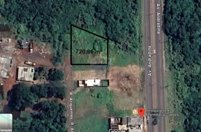 Terreno à venda na Avenida Andradina, Lote 0266, Jardim Ipê, Foz do Iguaçu